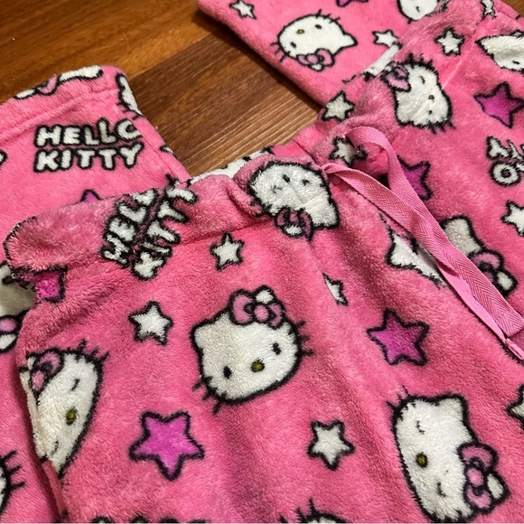 Hello Kitty Sanrio Y2K Fleece Wide Legged Pyjama Pants - Picture 3 of 6